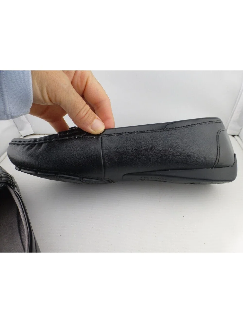 Life Stride Velocity Vanity Black Loafer Flats Women's US 8M Memory Foam M11